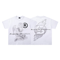 Praying Cherub Rhinestone Tee