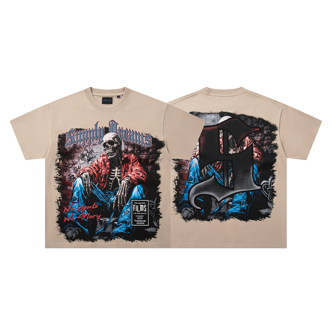 Seated Skeleton Glory Tee