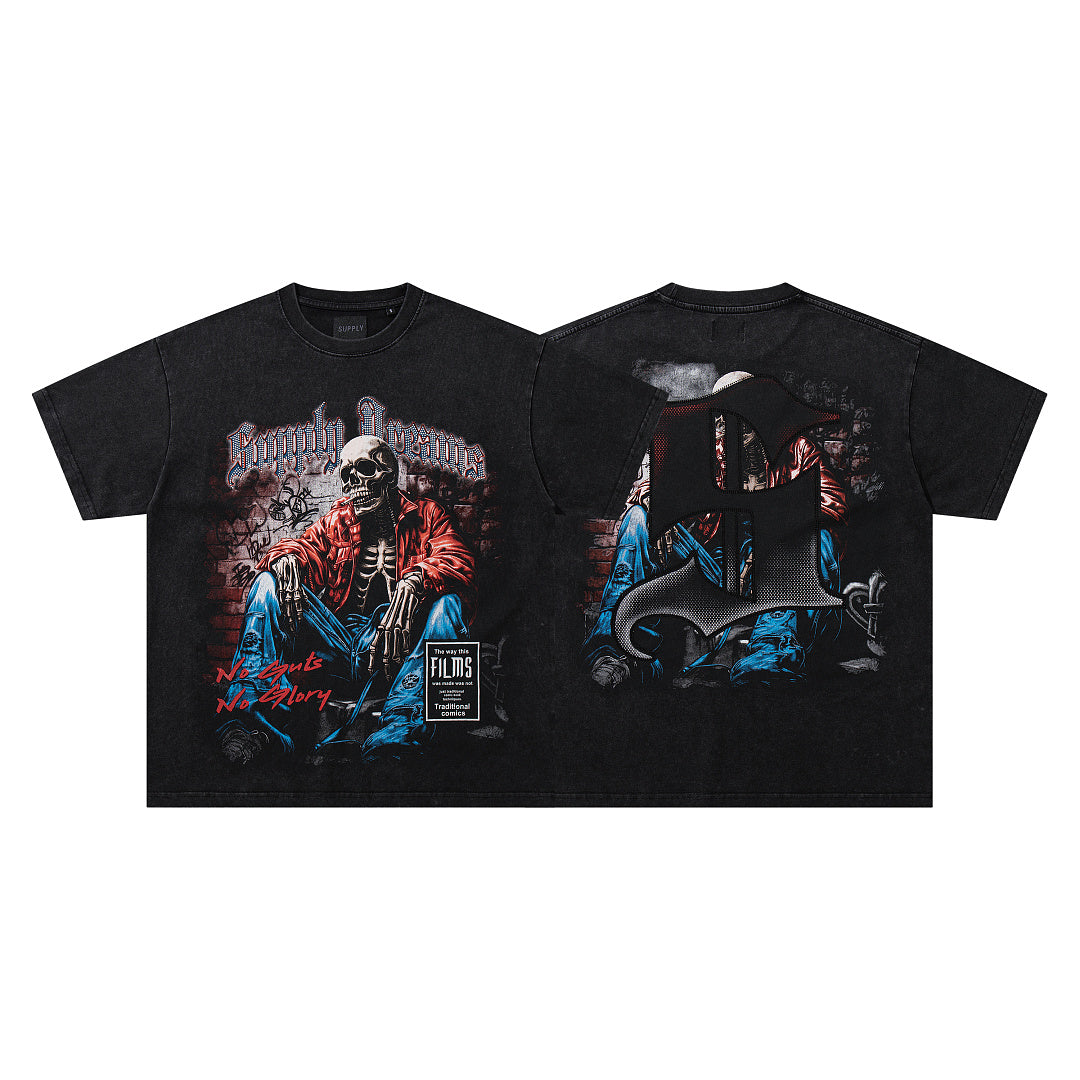 Seated Skeleton Glory Tee