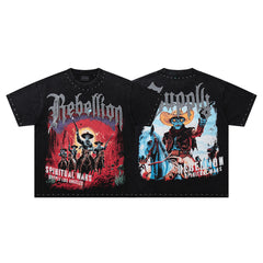 Skeleton Cowboy Rebellion Tee