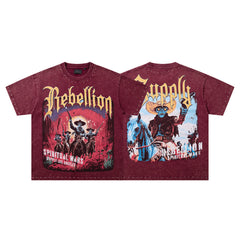 Skeleton Cowboy Rebellion Tee