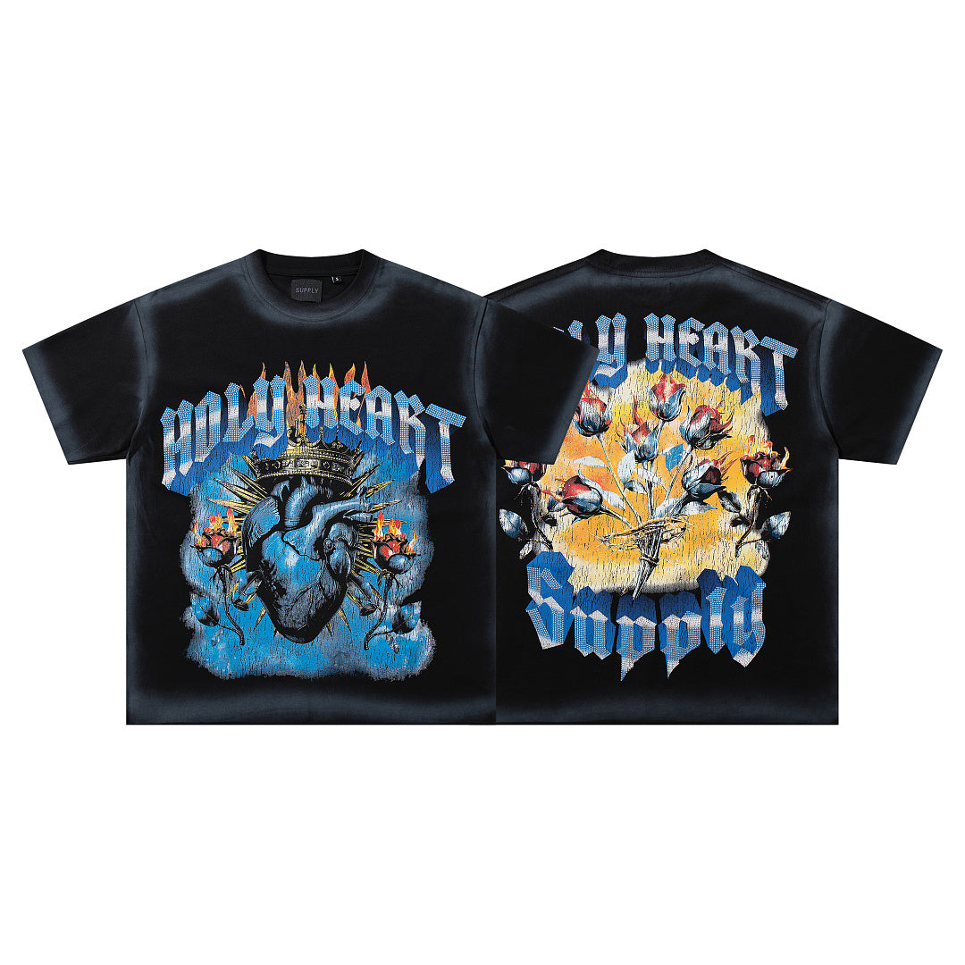 Sacred Heart Rose Tee