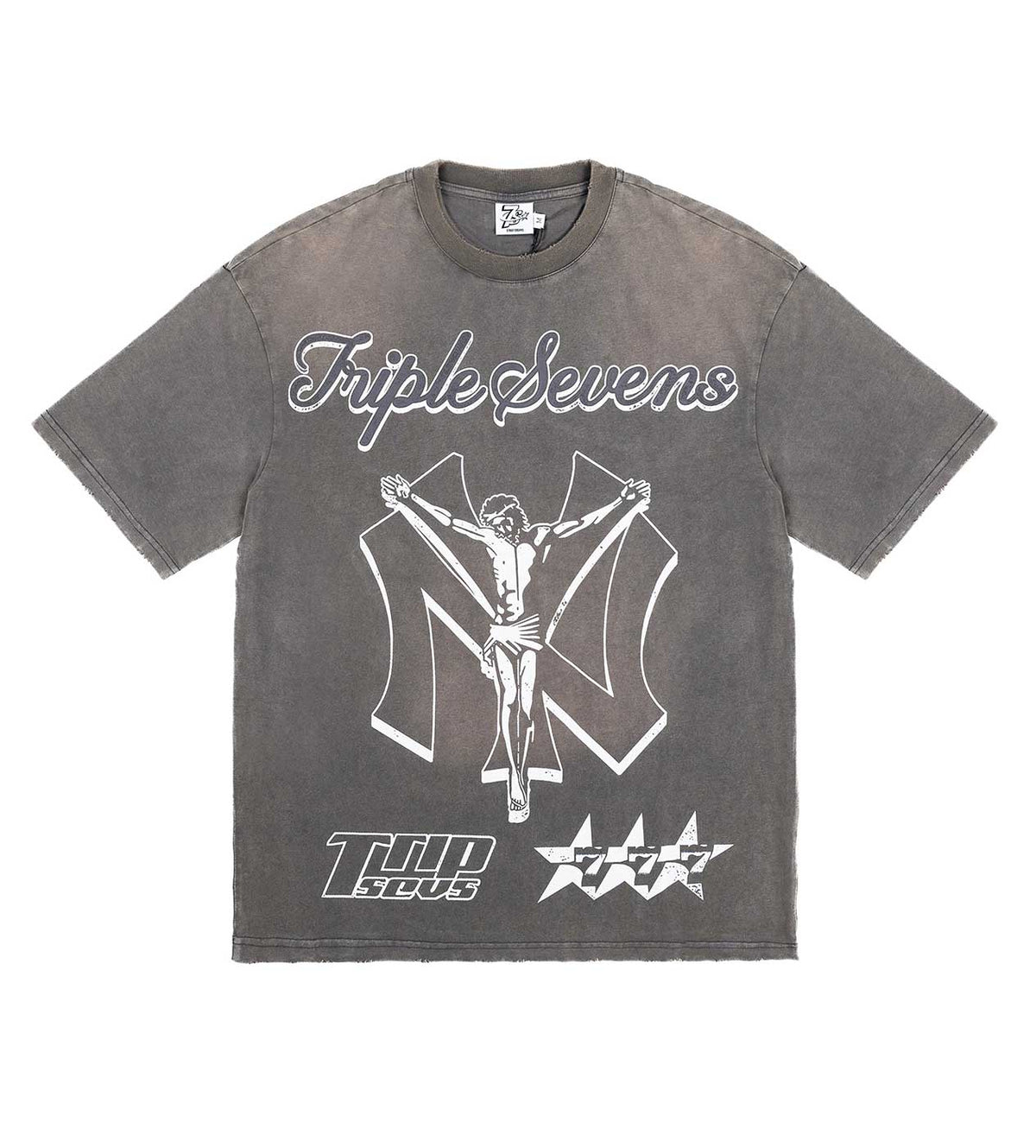 Triple Sevens NY Savior Tee Grey