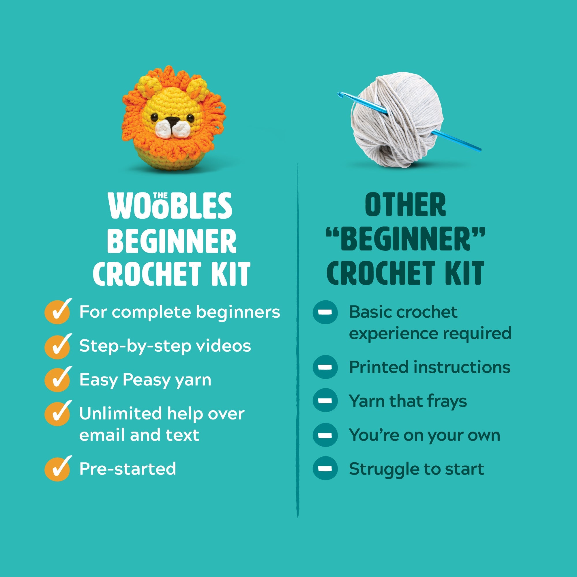 Fred the Dinosaur Crochet Kit