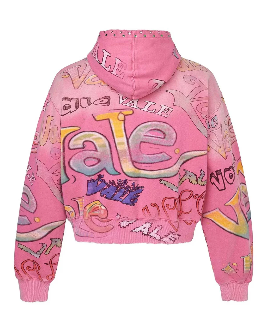 Vale Forever Spearmint Zip Up Hoodie Green pink