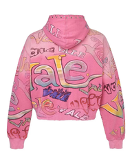 Vale Forever Spearmint Zip Up Hoodie Green pink
