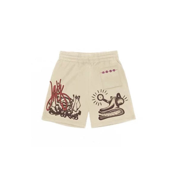 Primitive Art Graphic Sweat Shorts