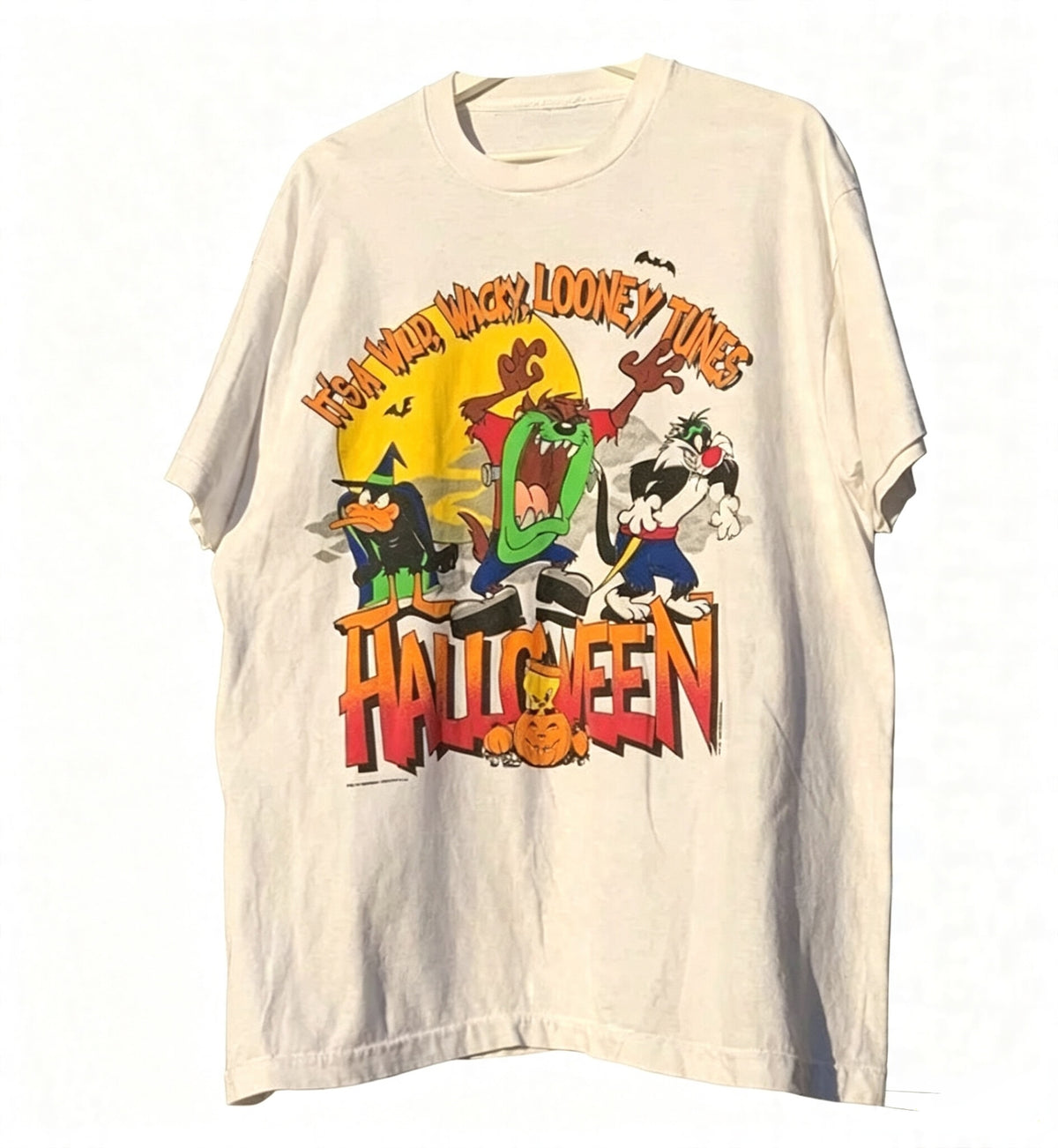 Halloween Crazy Rabbit Cartoon Men's Women's Tee