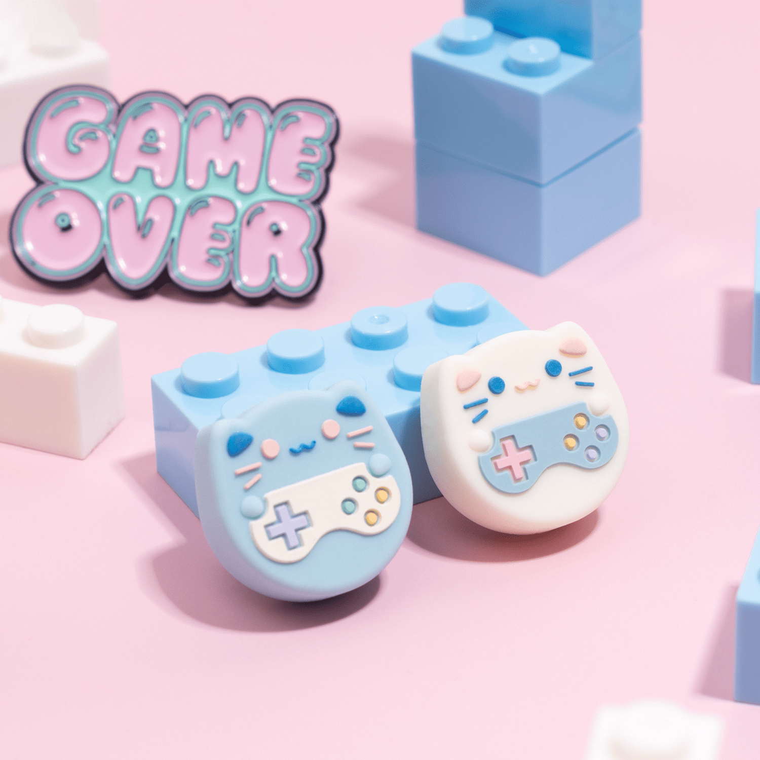 GeekShare Game Cat Thumb Grip Caps