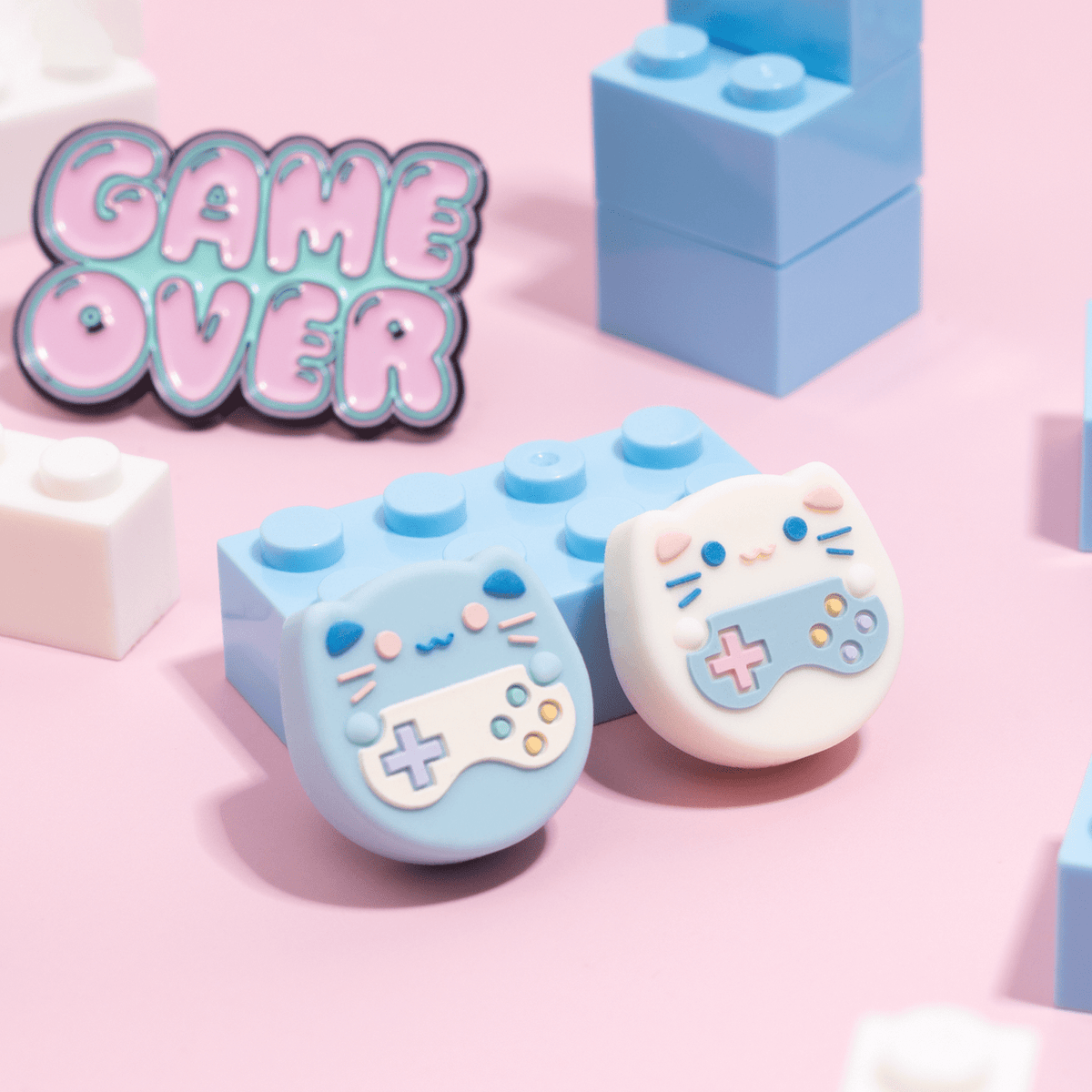 GeekShare Game Cat Thumb Grip Caps